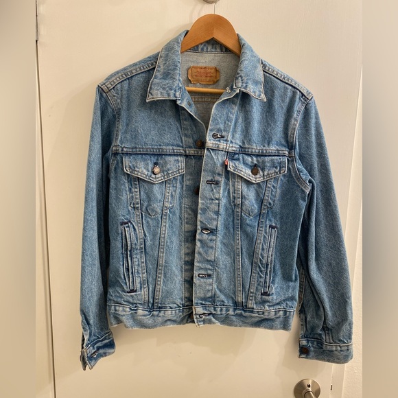 Vintage Levi's 70506-0214 Wash Trucker Button Denim Jacket Size 40/R